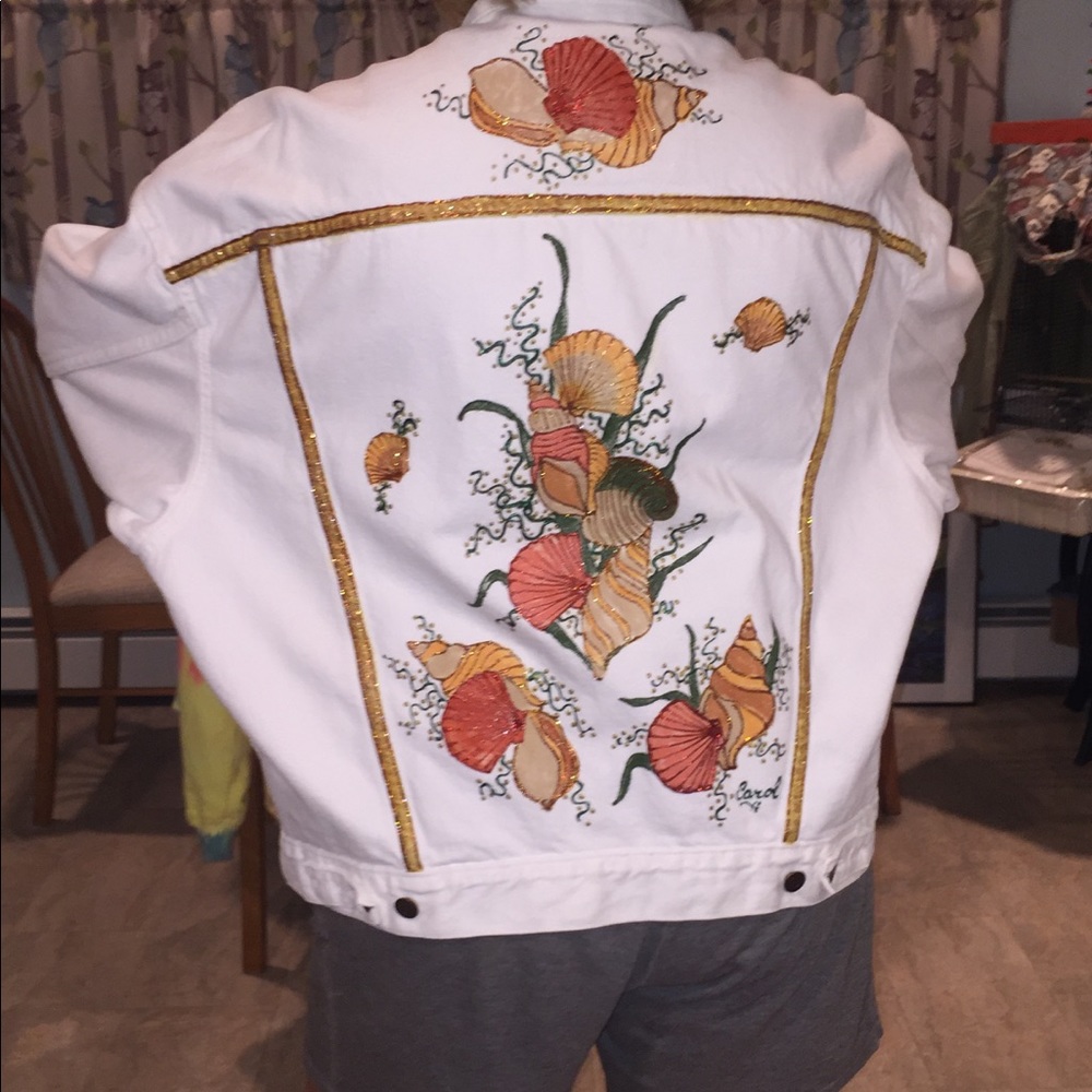 Levi  jacket. Custom painted